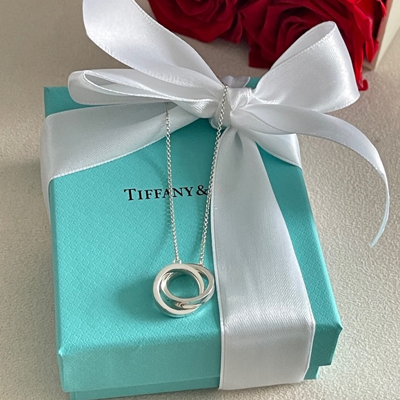 Tiffany & Co. Other - Tiffany & Co. Interlocking Circles Pendant in Sterling Silver 16” NEW $625